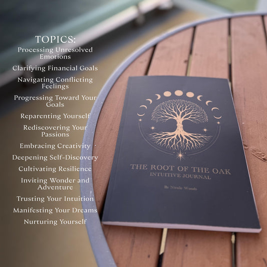 The Root of The Oak Intuitive Journal | Guided Self-Discovery Prompts | Healing, Mindfulness & Personal Growth | 6x9 Wellness Journal